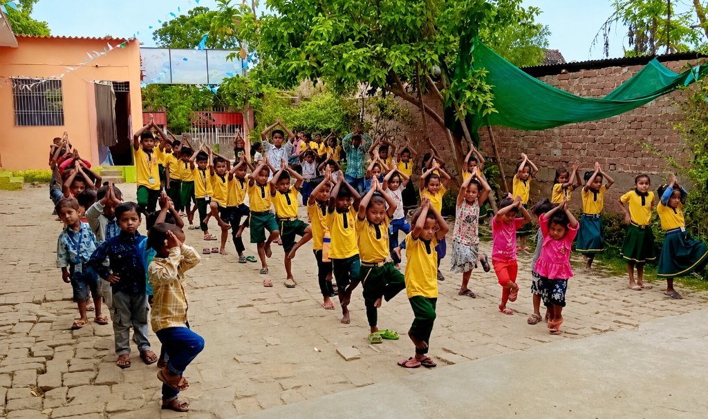 Aryan Public School students caring learning environment