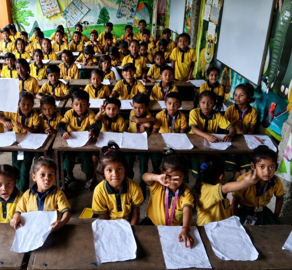 Classroom Interactive Learning Session at Aryan Public School